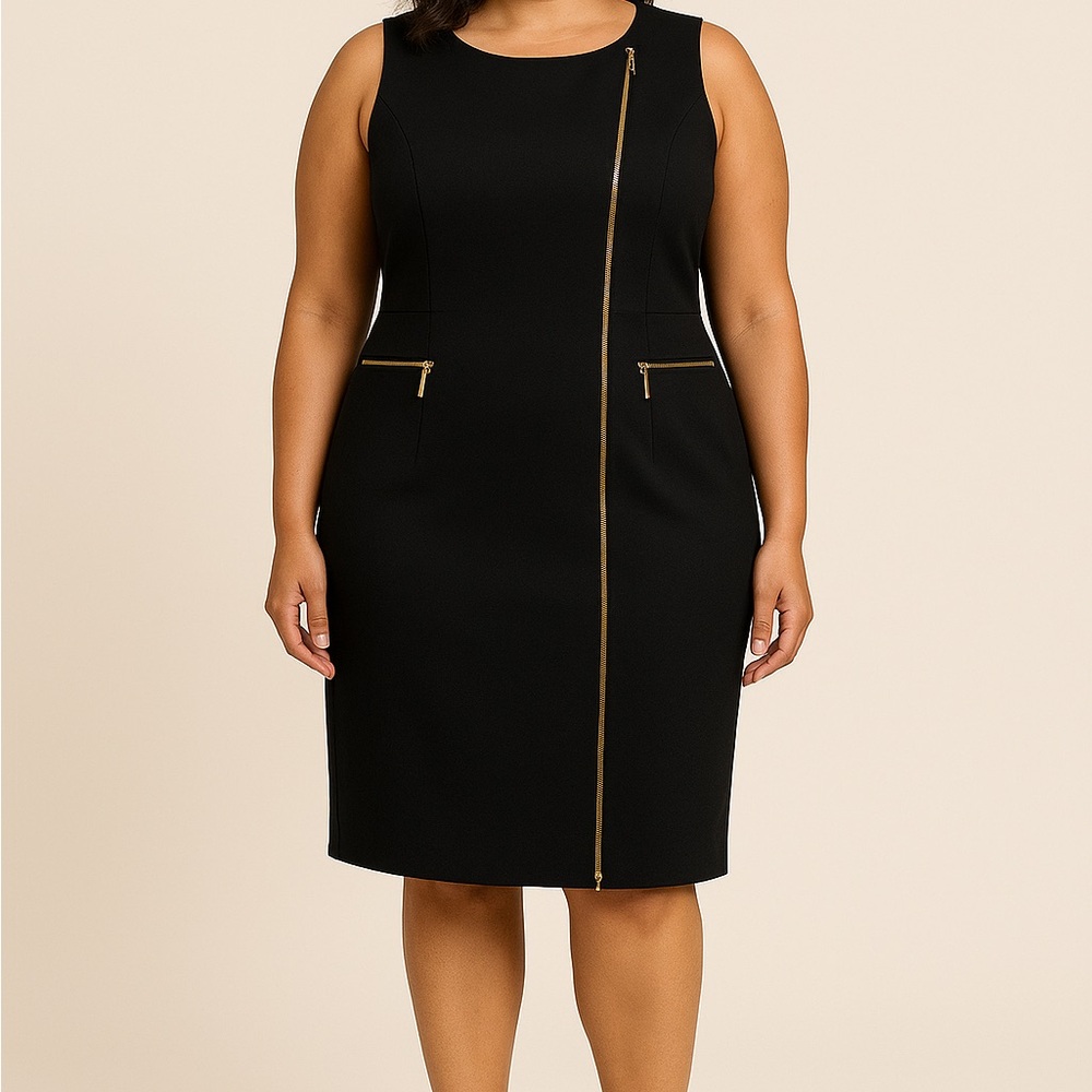 Elegant Black Sleeveless Dress